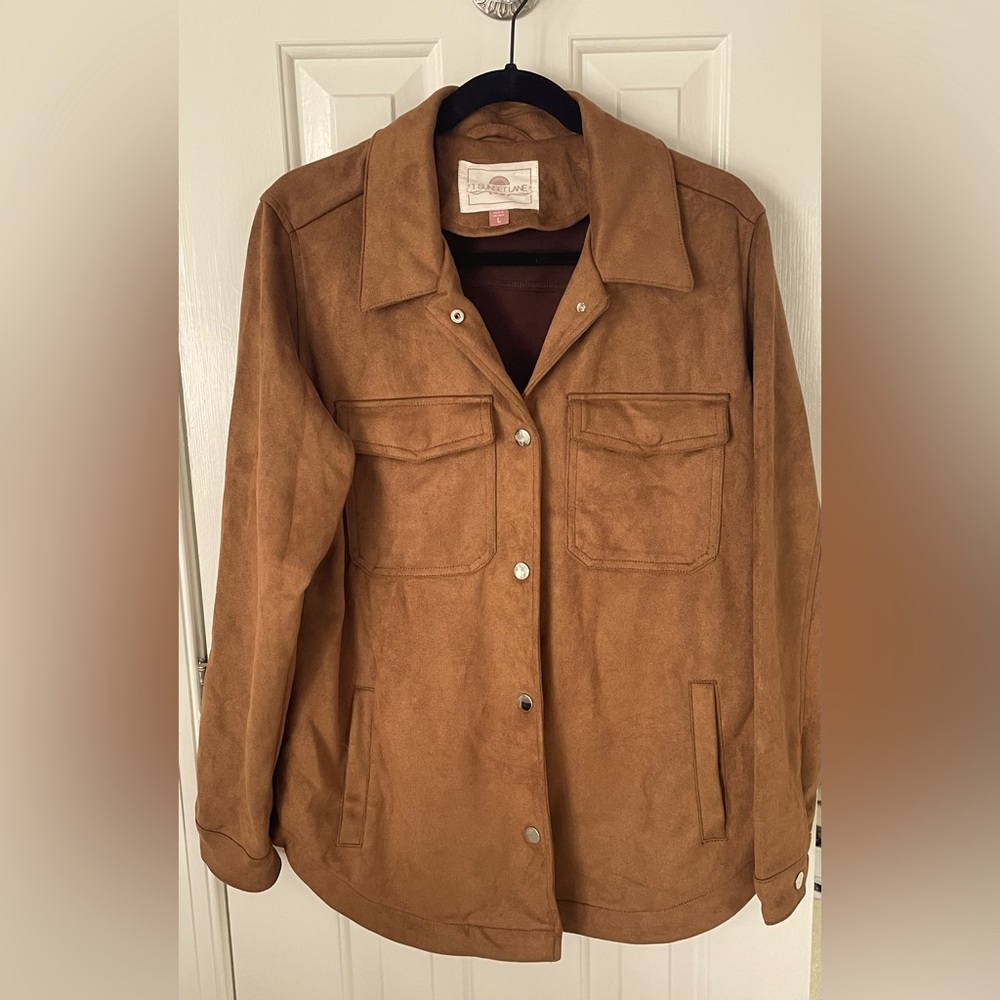 1 Sunset Lane Suede Shirt
